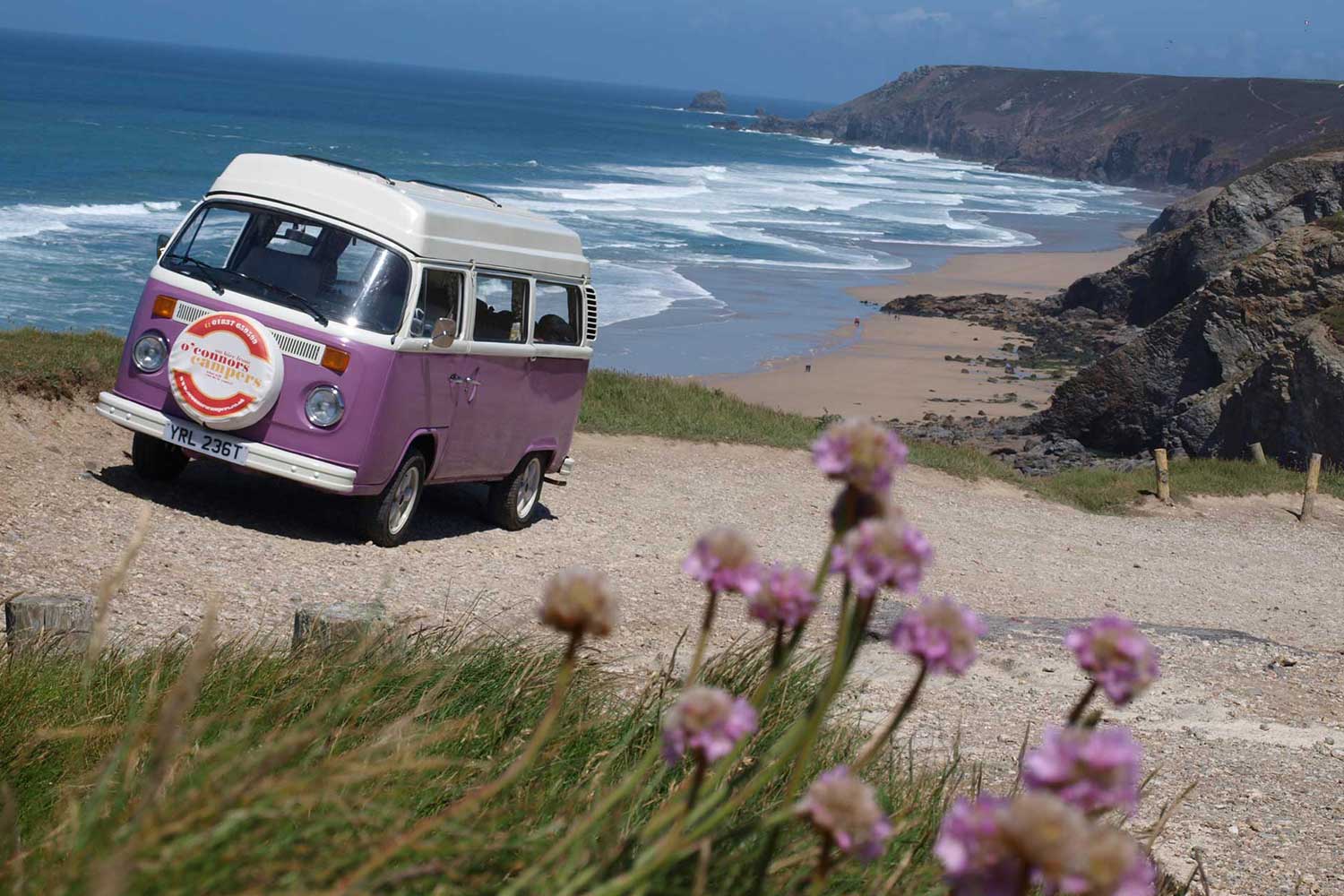 Best places to travel in a camper van or motorhome in Devon, Cornwall